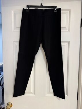 Loft Lou & Grey Classic Black Stretch Ponte Pants Large